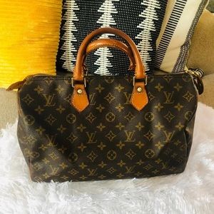 Louis Vuitton monogram speedy 35